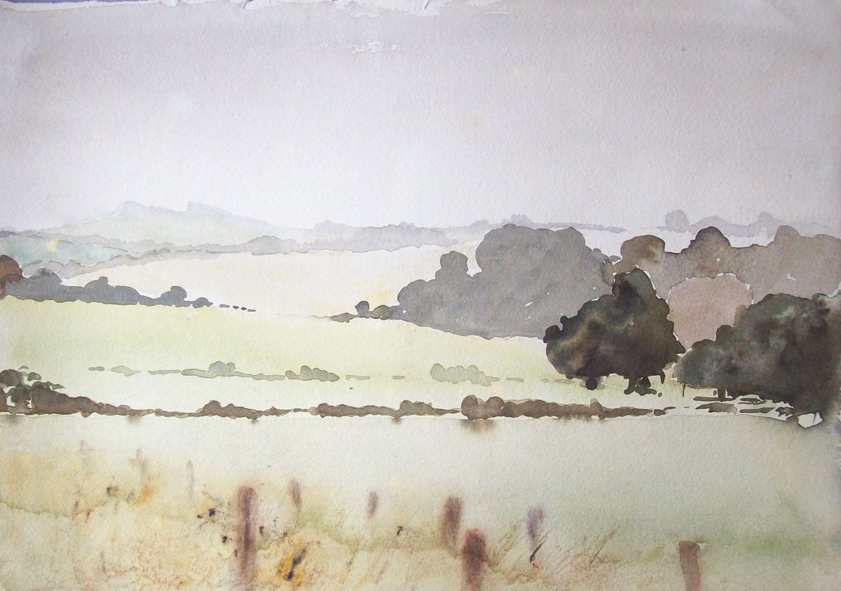 Landscape painting by Mary Adam